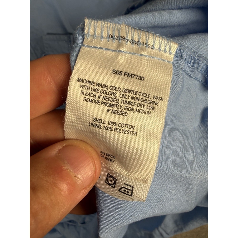 Columbia PFG Fishing Shirt Men Size XL Short Sleeve Button Up Carolina Sky Blue - Picture 6 of 10